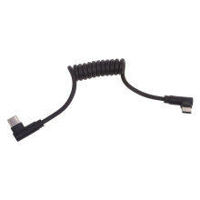 Rychlostní kabel typu C s pružinovým designem, kabel, přenos dat 10 Gb/s, rychlé nabíjení 3 A, vhodné pro chytré telefony