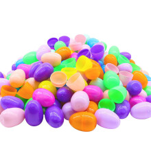 Plastic Easter Eggs Bulk,50Pcs Plastic Fillable Easter Eggs,2.4" Colorful Bright Easter Eggs for Easter Hunt,Easter Basket Stuffers Fillers/ J02
