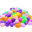 Plastic Easter Eggs Bulk,50Pcs Plastic Fillable Easter Eggs,2.4" Colorful Bright Easter Eggs for Easter Hunt,Easter Basket Stuffers Fillers/ J02 1