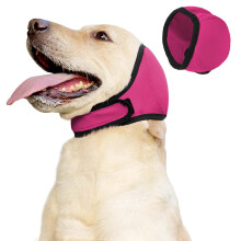 Hot Pink Rose-Tinted Dog Ear Muffs S