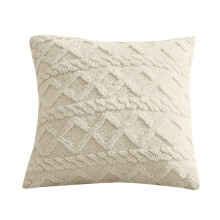 Vårlige putetrekk20"x20" geometriske jacquard plysj dekorative putetrekk
