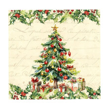 Lot de 20 articles de fête de Noël : serviettes en papier jetables pour la décoration des fêtes de fin d’année.