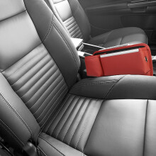 Autostoel organizer, multifunctionele autostoel organizer, opbergvak aan de zijkant van de middenconsole, auto-organizer voor de voorstoel voor het