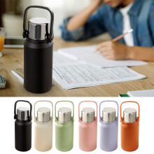 Bouteille d'eau en acier inoxydable avec infuseur à thé, grande capacité, étanche et isotherme, idéale pour les sports de plein air et