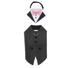 Traje de fiesta para mascotas, chalecos de cumpleaños para perros, ropa de moda para perros, ropa elegante para mascotas para eventos de moda.