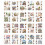 Alideco Vintage Scrapbook Stickers Sæt – 20 Ark 1