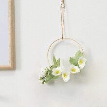 Simulerte blomsterhoder, DIY plastdekorasjon av kunstige blomster til juletre og høytidsfester, 50 stk.