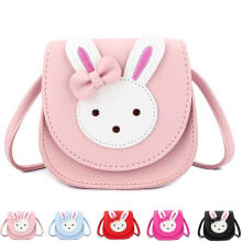Bolsas transversais infantis para meninas - Mini bolsa de mão fofa de princesa para bebês e crianças pequenas - Rosa