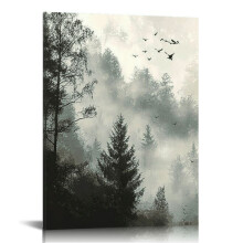 Maisema-seinätaidepuumaalaus makuuhuoneeseen, olohuoneeseen, keittiöön, toimistoon, kaivon koristeluun, ripustusvalmis 12x16 tuumaa