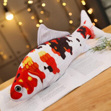 Poisson Koi en peluche multicolore pour jeu d'imitation (1 paquet)