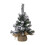 Mini Christmas Tree Ornament Wooden Base Bottle Brush Pine 1