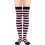 Women's Striped Thigh-High Socks Over-the-Knee 1