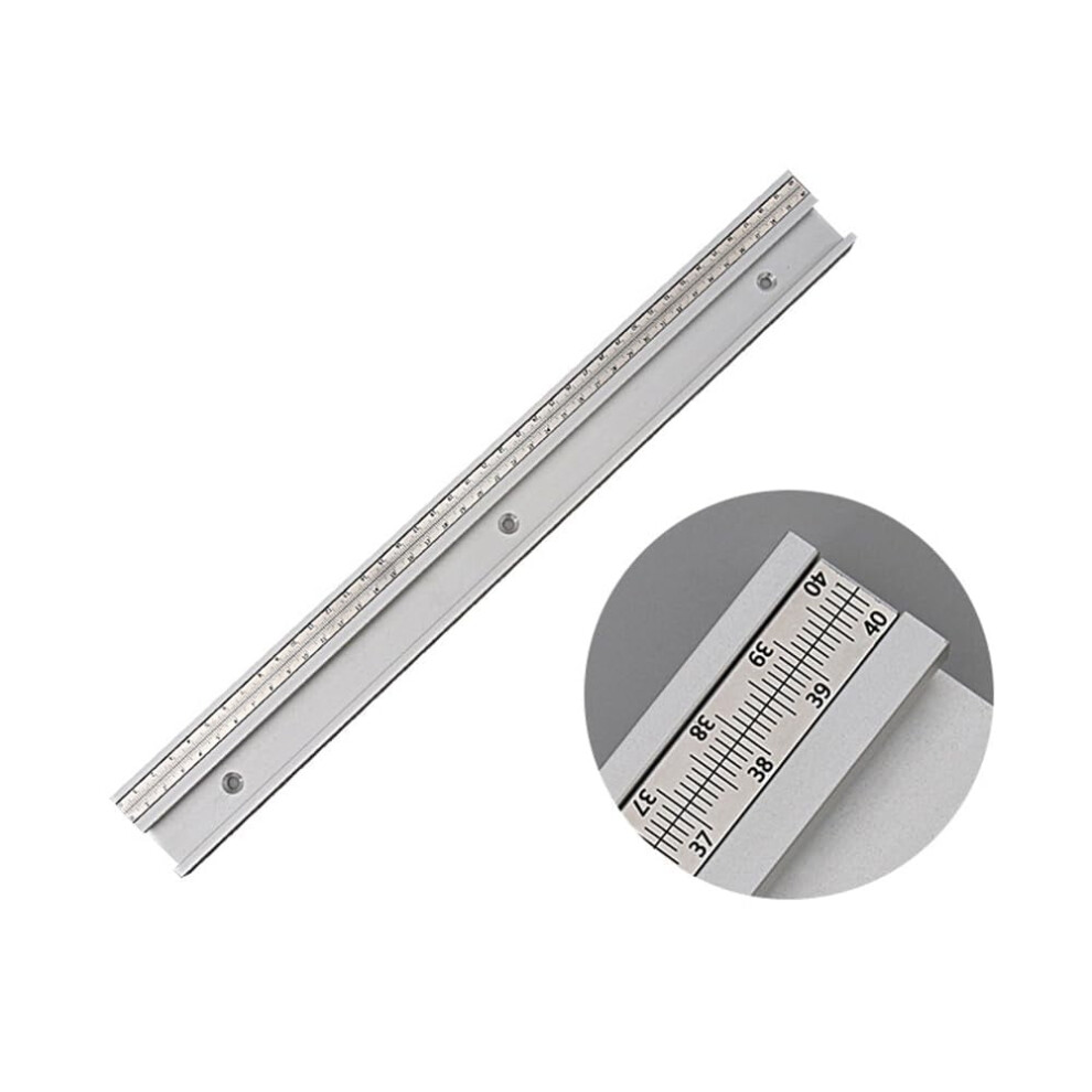 Aluminum T-Slot Track 400-1220Mm, 45X12.8mm, Movable Scale Miter Track For Table Saw & Router Table Â Compatible With 45 Type 9170372095919