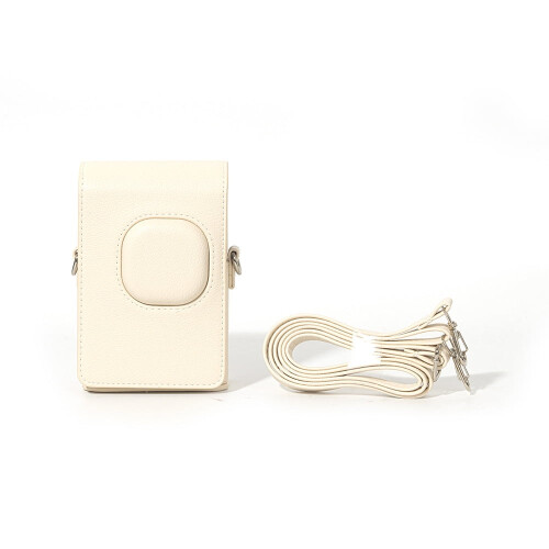 Bolsa retrô em couro PU para câmera Instax mini liplay+, com alça de ombro – Compatível com mini liplay+