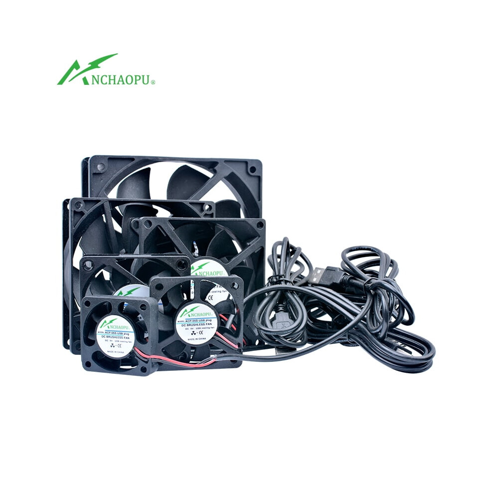 40Mm 50Mm 60Mm 70Mm 80Mm 92Mm 120Mm Dc5v Usb Connector Quiet Cooling Fan For Diy Cooling Router Game Tv Box Power Supply 9165521596058