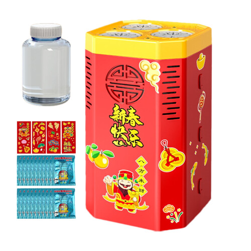 Fireworks Bubble Machine 36 Holes Rechargeable with Sound