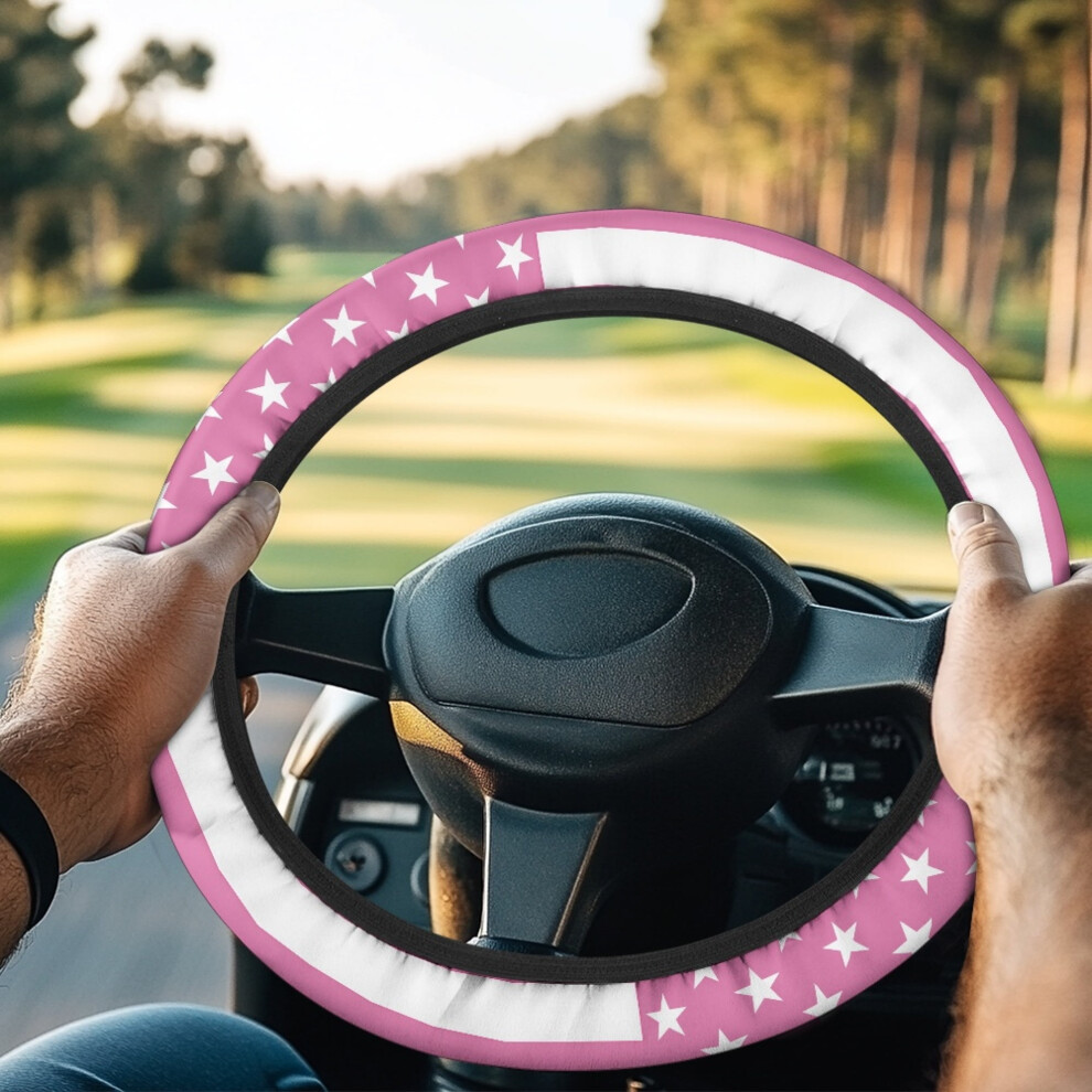 American Flag Golf Cart Steering Wheel Cover Â Universal, Comfortable, Compatible With Club Car & More 9165521597222