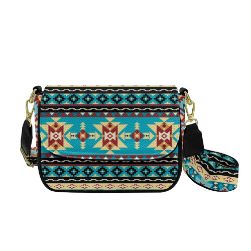 Τσάντα ώμου Boho Southwest Art Print για γυναίκες μίνι χιαστί τσάντα ταξιδιού μοντέρνα με