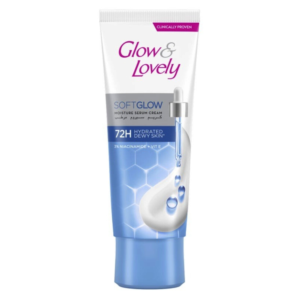 Fair & Lovely Glow & Lovely Soft Glow Moisture Serum With 3% Niacinamide + Vitamin E Moisturizing & Even Tone Face Cream