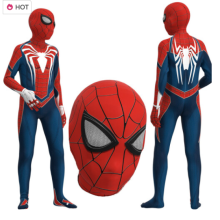 (140cm) Spiderman Advanced Suit Cosplay Costume Party Jumpsuit Fitted Kids Clothes