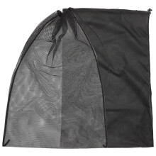 8Pcs Mesh Laundry Bags Black Drawstring Travel Storage Pouches