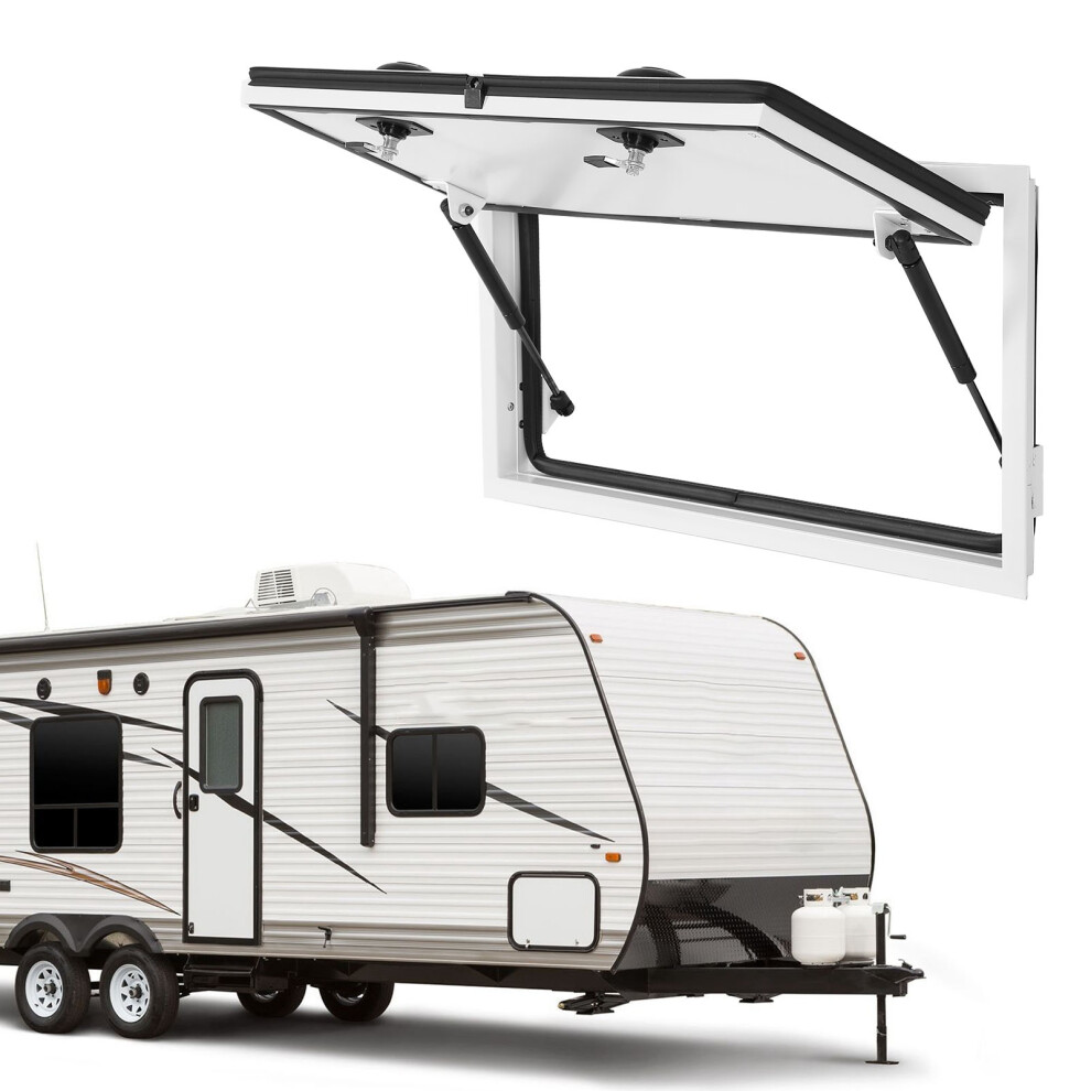 Aluminium Rv Hatch Door 26X14 Inch With Support 7293282085893