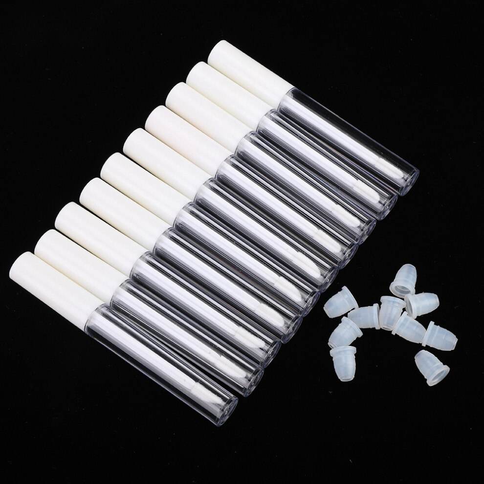 10pcs 2.5ml Transparent Lip Gloss Tubes