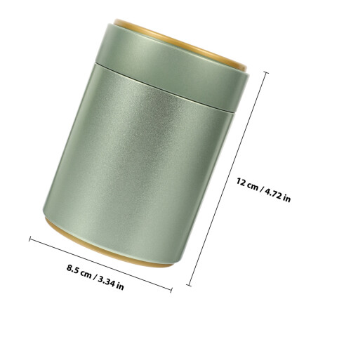 Delicate Light Green Tea Canister Multipurpose Coffee Bean Storage 1