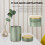 Delicate Light Green Tea Canister Multipurpose Coffee Bean Storage 8
