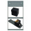 Tabletop Game Portable Storage Box, Card Protector, Large Capacity Storage Box Black and Red 6