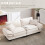 Oversized Corduroy 2-Seater Sofa with Pillows 5
