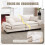 Oversized Corduroy 2-Seater Sofa with Pillows 6