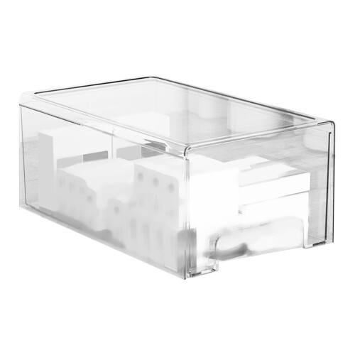 Elegant Acrylic Stackable Drawer Organizer Large Capacity for Makeup & Medicine 2