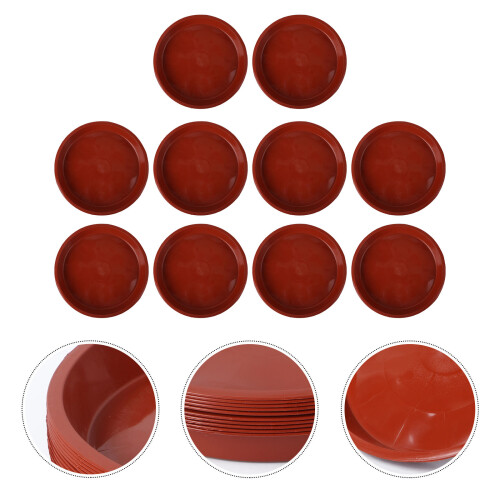 10Pcs Plastplantkruksunderlägg Blomkruksbricka Driptray 2