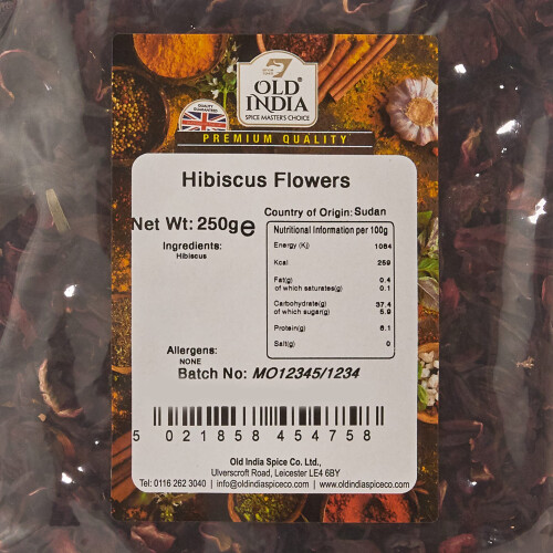 Old India Hibiscus Flowers 250g 1