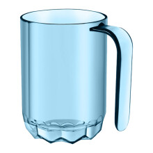 Mug Caife Tritan Frithbhriste Láimhseáil Mhór Micreathonnáin Sábháilte Miasniteoir Saor ó BPA Mug Stíl Nordach Le haghaidh Cistine, Seomra