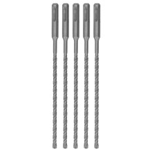 Slagboor met 2-snijdige spiraalvorm voor snelle spaanafvoer, SDS Plus-compatibele hardmetalen boorpunten voor roterende hamerboren voor steen en