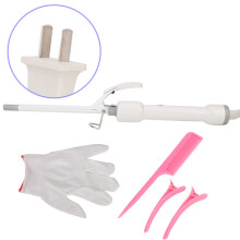 Ondulator de păr cu temperatură reglabilă, control inteligent al temperaturii, încălzire rapidă și uniformă, ondulator digital ceramic,