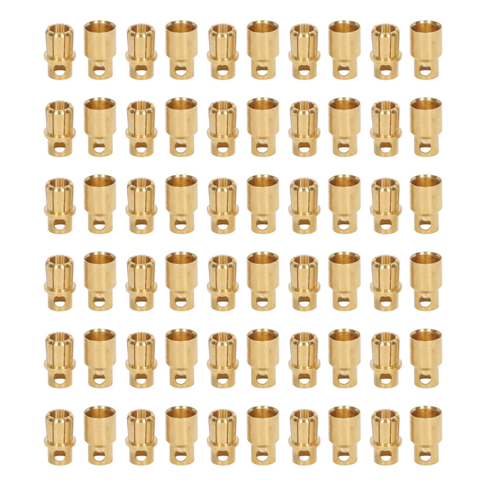 Durable Corrosion Resistant Connector Low Resistance Connector Banana Plug Wire Connectors For Rc Lipo Power Connector Drone Esc Motor Battery 9357860256483