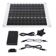 Pompa ad acqua solare multifunzione, kit a energia solare, funzionamento silenzioso, pannello solare potenziato, 12V, elevata portata, 800 l/h,