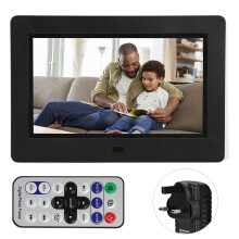 Ramă foto digitală cu redare video, afișare în mai multe ferestre, funcții inteligente, design montat pe perete, unitate flash USB gratuită