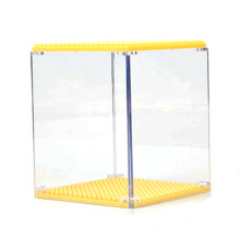 Creative Expression Garage Case With High Quality Blocks, Dustproof Display Case For Speed Champions Cars Featuring Modular Building System And