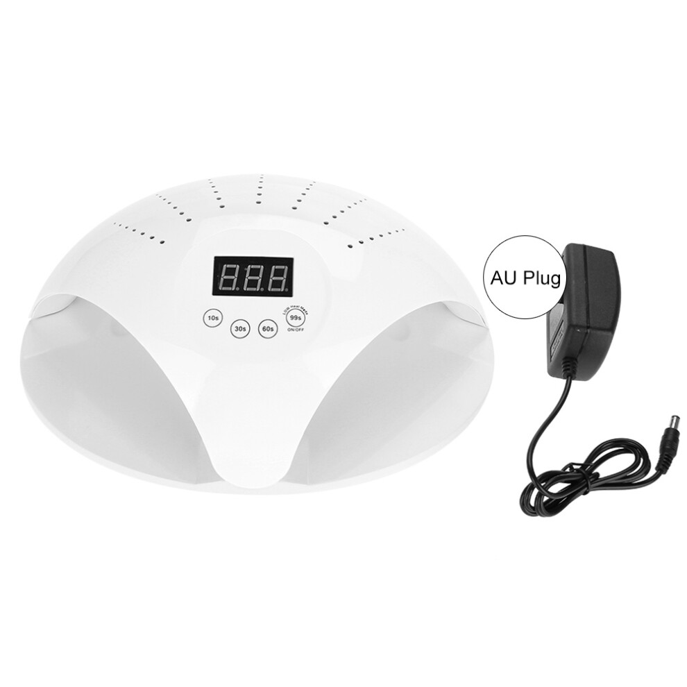 Light Smart Sensor Nail Lamp Uv Led Nail Dryer, Professional Nail Curing Dual Source Adjustable Timer Settings Low Heat Mode Super Spacious