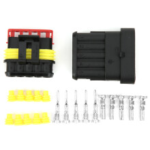 Connecteur de câblage automobile offrant une excellente isolation, facile à installer, avec fiche en caoutchouc ignifugé, haute résistance à la