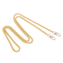 Aluminum Flat Chain Strap for Bag Chains Multi Purpose Craft Accessories Wear Resistant Snap Hook Design Durable and Sturdy Comfortable Functional