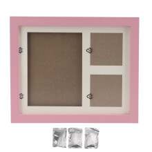 Memory Photo Frame DIY Handprint Footprint Keepsake Kit Prints Keepsake Kit Pet Memorial Picture Frame Detachable Clip Design Premium Material