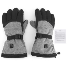 Elektrisch verwarmde handschoenen voor wintersporten, oplaadbare batterij, snelle verwarming, touchscreen-compatibel, water- en winddichte