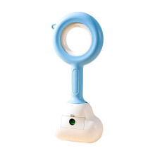 Portable No-Touch Dog Poop Scooper with Bag Attachment & Leak-Proof Container – Compatible with Small/Medium/Large Dogs (S, Blue)