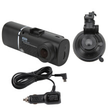 Trippelt dashkamera foran og bak, 1080P, dashkamera med G-sensor, infrarødt nattsyn, loopopptak, WDR, HDR-parkeringsovervåking, enkel installasjon