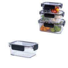 Airtight Produce Box—Refrigerator Storage Container, Dishwasher-Safe Berry Keeper For Fresh Fruit